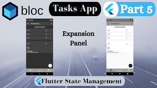 Tasks App [To Do App] Part 5 - Expansion Panel Flutter