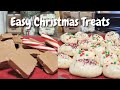 Easy christmas treats  stressfree christmas treats  easy cake mix sugar cookies  no fail fudge