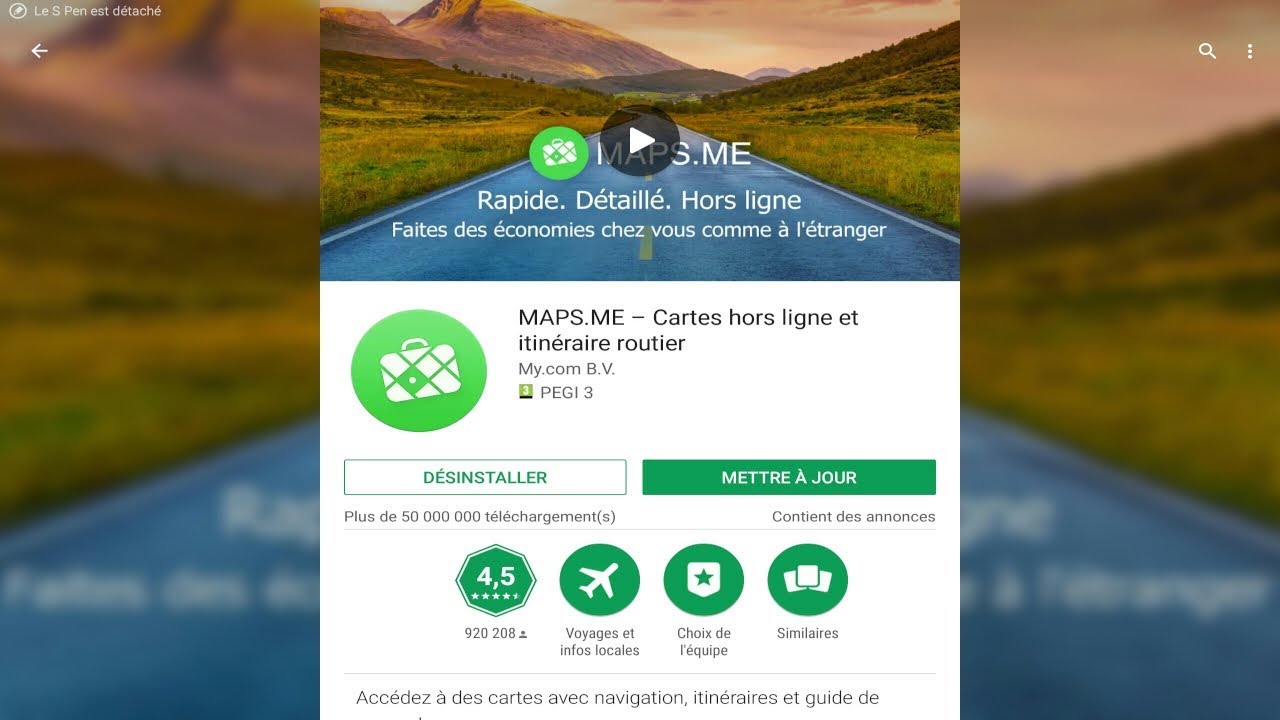 Presentation De Maps Me Cartes Hors Ligne Et Itineraire Routier Youtube