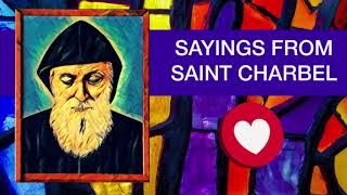 Saying from St Charbel - مار شربل