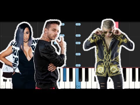 Cardi B Bad Bunny & J Balvin - I Like It (Piano Tutorial)