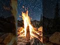 Sleep Under the Stars Tonight ✨🔥 #Campfire #Nature #focus #relax