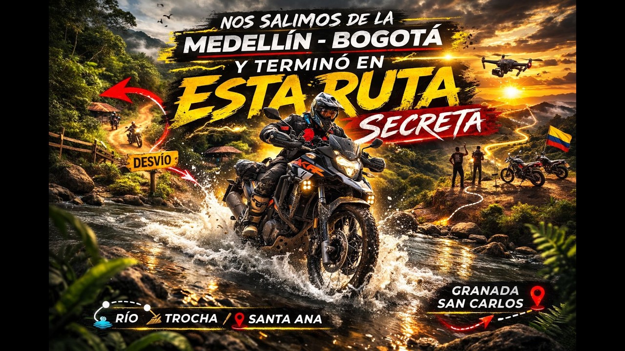Nos salimos de la autopista Medellín- Bogotá y terminamos en una ruta secreta (no Google Maps)