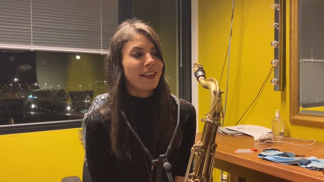 Melissa Aldana about her Heidinga tenor saxophone neck - YouTube
