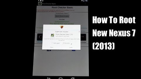 How To ROOT New Nexus 7 (2013) Easiest Method!