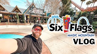 Six Flags Magic Mountain Vlog March 2024