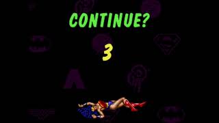 Continue? theme - Justice League Task Force (Sega Genesis)