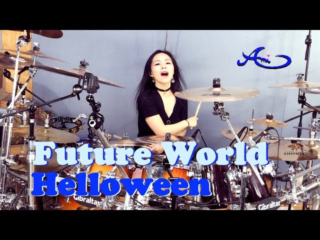 Helloween - Future World drum cover by Ami Kim (#68) class=