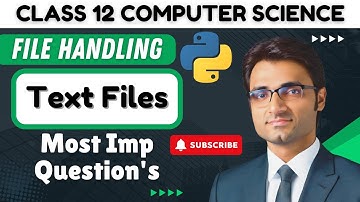 Part-2| Most Important Questions Based on Text File| File Handling in Python | Class 12 Comp Sci