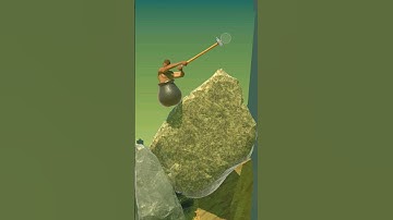 Getting over it😝#shorts #youtubeshorts #funnyshorts #gettingoverit 😀 part 2 #hardestgameever 😇