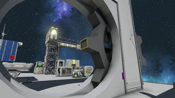 SpaceEngineers Vault Door first test