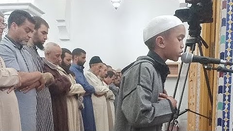 صلاة التراويح بمسجد عثمان بن عفان القارئ الطفل سلمان ابللن