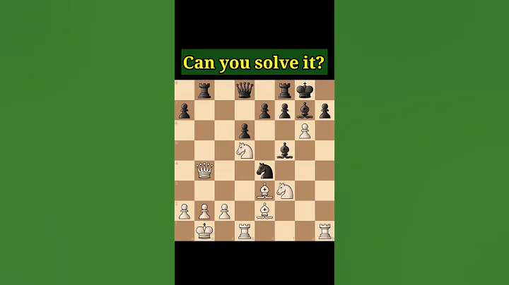 Chess Puzzles Mate in 2 moves | Can you solve it?🤔🤔#chess #puzzle