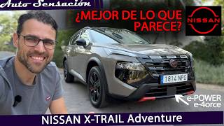 Prueba Nissan X-Trail Adventure e-POWER 2026: 7 plazas, asientos LAVABLES y 6 l/100 km