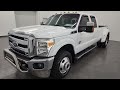 2011 FORD F350 LARIAT ULTIMATE DIESEL DUALLY 4K WALKAROUND 13204Z SOLD!