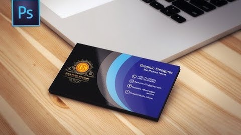 Professional Business Card Design Tutorial ~ Adobe Photoshop cc Tutorial ~ Business Card Design