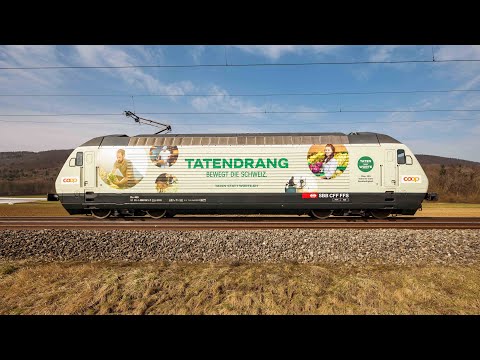 Coop bringt die «Tatendrang»-Lokomotive auf die Schiene