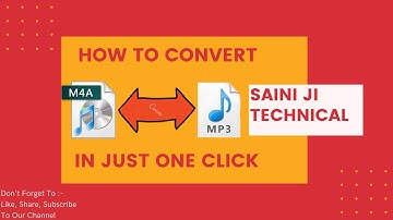 HOW TO CONVERT M4A TO MP3 | FOR FREE | 100% WORKING