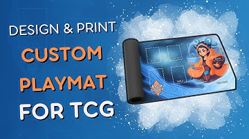 Custom Playmat for TCG using Canva - How to Design & Print