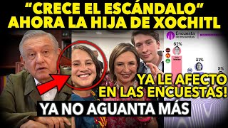 AHORA LA HIJA! CRECE EL ESCANDALO ¡XOCHITL HASTA EL CUELLO! CAE EN LAS ENCUESTAS. ULTIMA HORA