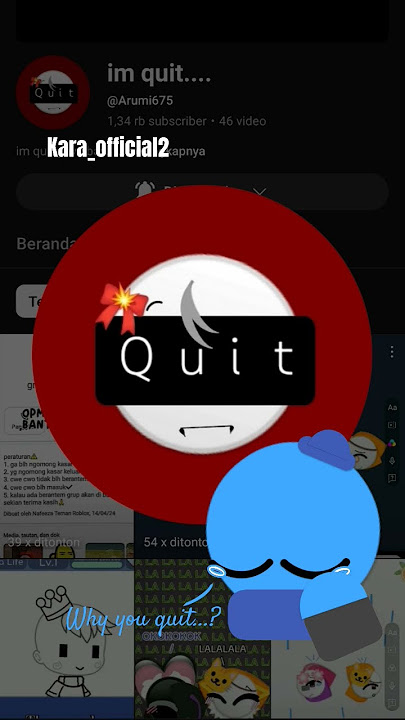Arumi why you quit...?