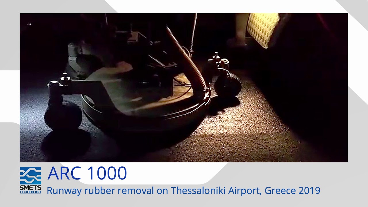 ARC 1000 Rubber removal on Thessaloninki Airport, 2019