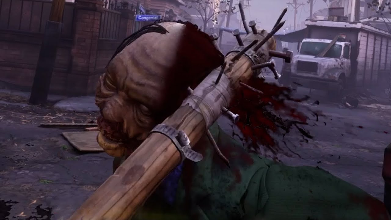 Batting Walkers in The Walking Dead VR