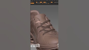 Sculpting Shoes in ZBrush #shorts