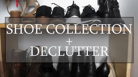 Shoe Collection/Declutter 2017