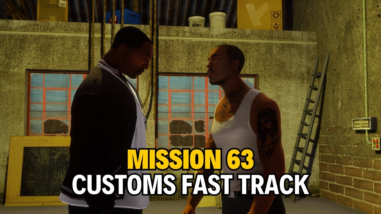 GTA San Andreas - The Definitive Edition | Mission 63: Customs Fast ...