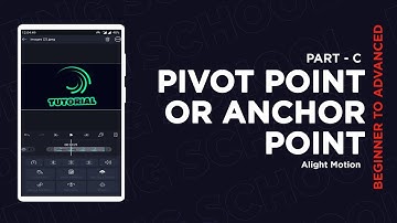Pivot Point / Anchor Point Tutorial of Alight Motion | Beginner To Advance  Part 3