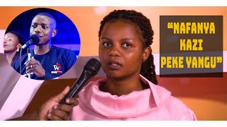 NICOLE NGABO ALIYEIMBA WIMBO WA MOYO WANGU NA PATRICK KUBUYA AFUNGUKA | NAFANYA KAZI KIVYANGU.