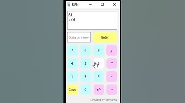 Calculadora RPN implementada em Python.