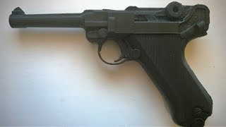Luger P08 3D Printed Model V3