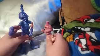 What happened to Freddy and Bonnie????:Sorry he is missing an ear!