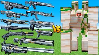 What TaCZ Perseus Gun Is The Strongest Against Alpha Mutant Iron Golem in Minecraft ?