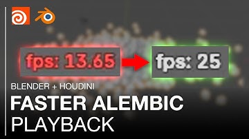 Faster Alembic Playback in Blender (MDD Workflow)