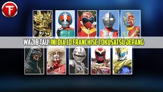 10 Franchise Tokusatsu Jepang Ternama