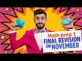 Math Prep 1 November Revision 2026 أقوى مراجعة لشهر نوفمبر بطريقة سهلة وممتعة 