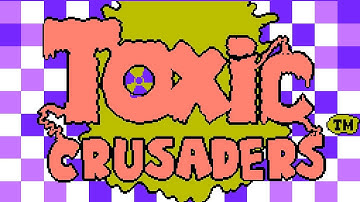 Toxic Crusaders (Bandai, 1992) - NES Gameplay