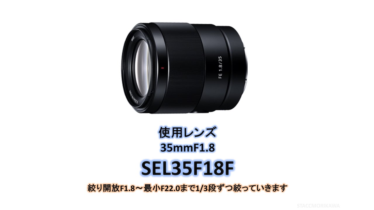 SONY純正フルサイズ用交換レンズ35mmF1.8（SEL35F18F）ボケ方比較