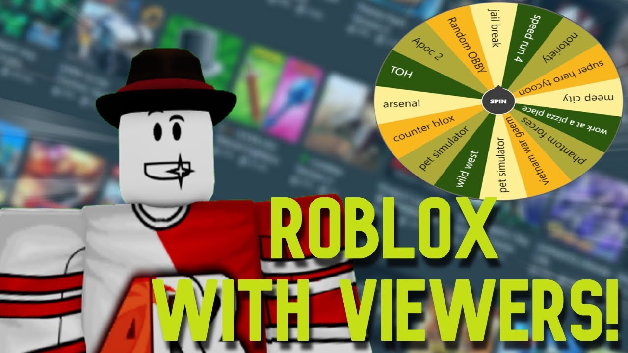 ROBLOX | Spinning On Games And Playing With Viewers! - YouTube