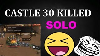 ZEROING CASTLE 30 SOLO (CLASH OF KINGS AWESOME MOMENTS) screenshot 5