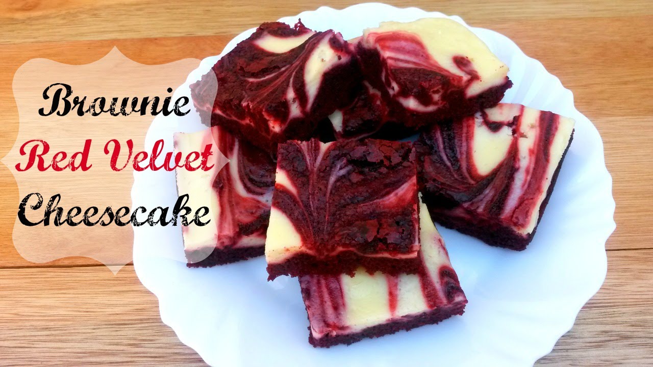 BROWNIE RED VELVET CHEESECAKE POR RÚBIA CAROLINA