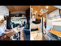 VAN TOUR | Ford Transit with Heated FLOORS & Shower | FULL TIME VANLIFE!
