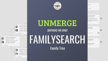 FamilySearch Family Tree: How to UNDO a Bad Merge of Duplicates