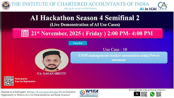 AI Hackathon S4 SF2 UC10 - ESOP Management Tracker Automation using Power Automate - CA Gagan Shetty