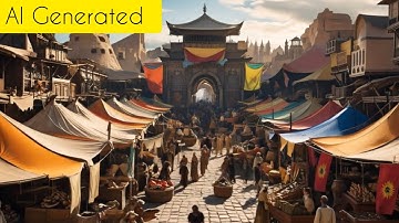 Ancient Civilizations on Floating Islands | AI-Generated Fantasy World