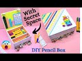 DIY Pencil Case/How to make Pencil Box with Waste Cardboard &amp; Matchbox/Best out of Waste