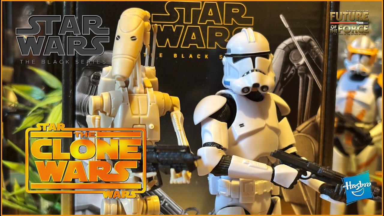 Hasbro Star Wars The Black Series Phase II Clone Trooper & Battle Droid ...